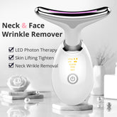 LED Lysterapi & Ion Halsmassager – Anti-Aging, Varmeterapi og EMS Hudopstrammer HEYHEY Worldwide Dropshipping Store